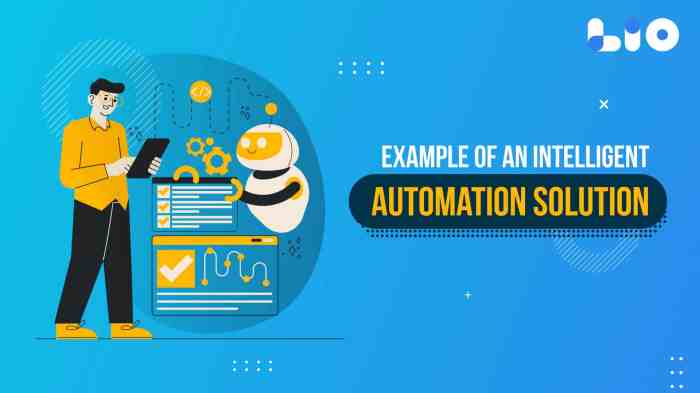 What is an example of an Intelligent Automation Solution What is an example of an Intelligent Automation Solution